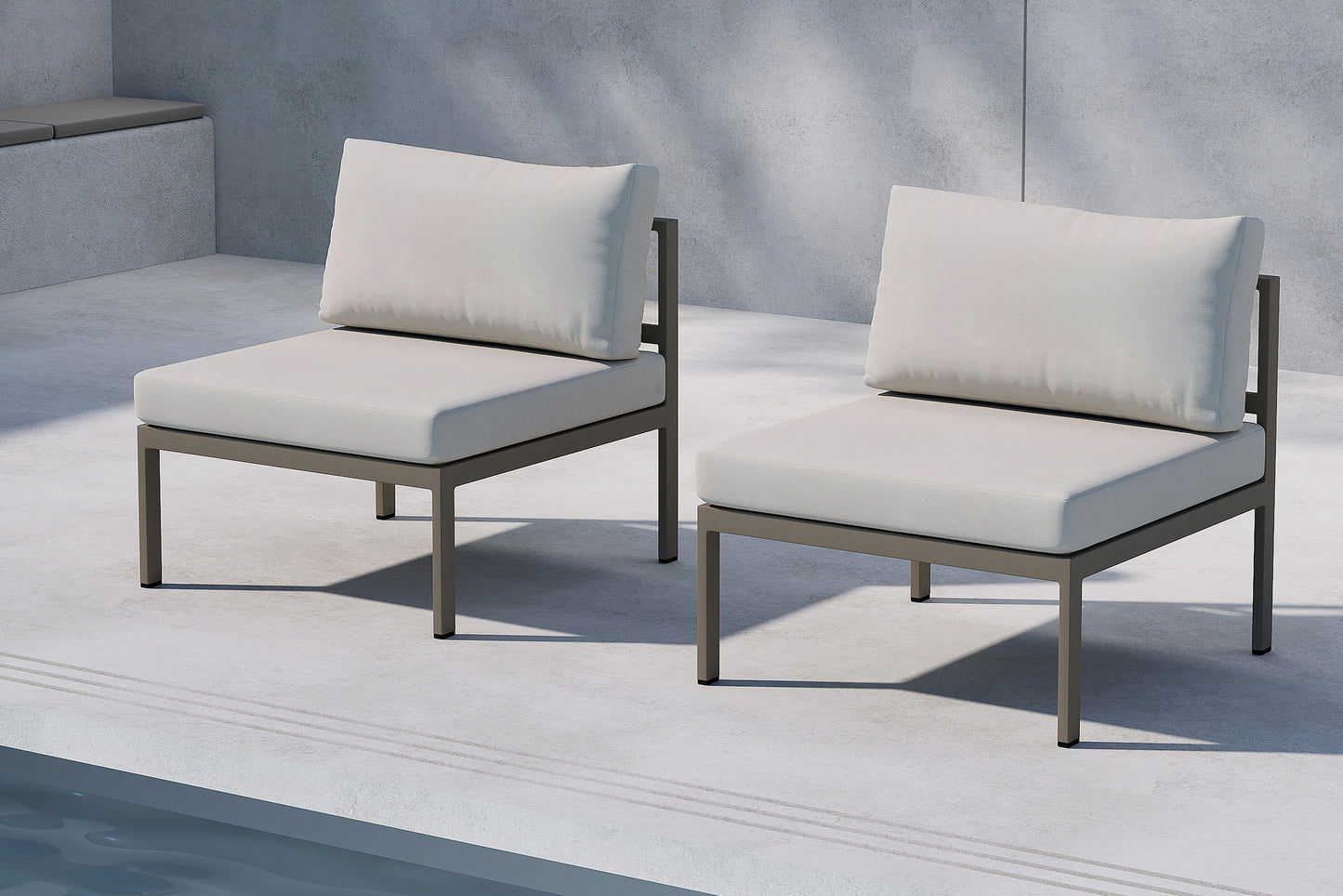 Copacabana midtermodul til loungesofa – Brun/Beige