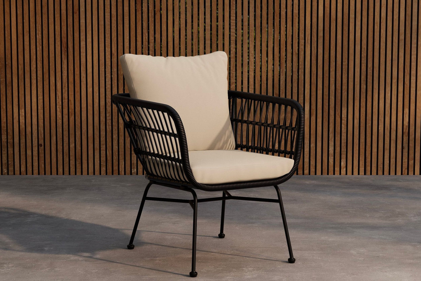 Isola loungestol – Sort