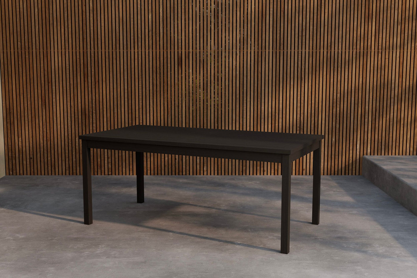 Kenya spisebord 90×180 cm – Sort