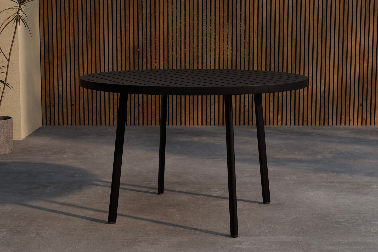 Giardini Rundt Spisebord Ø120 cm – Sort
