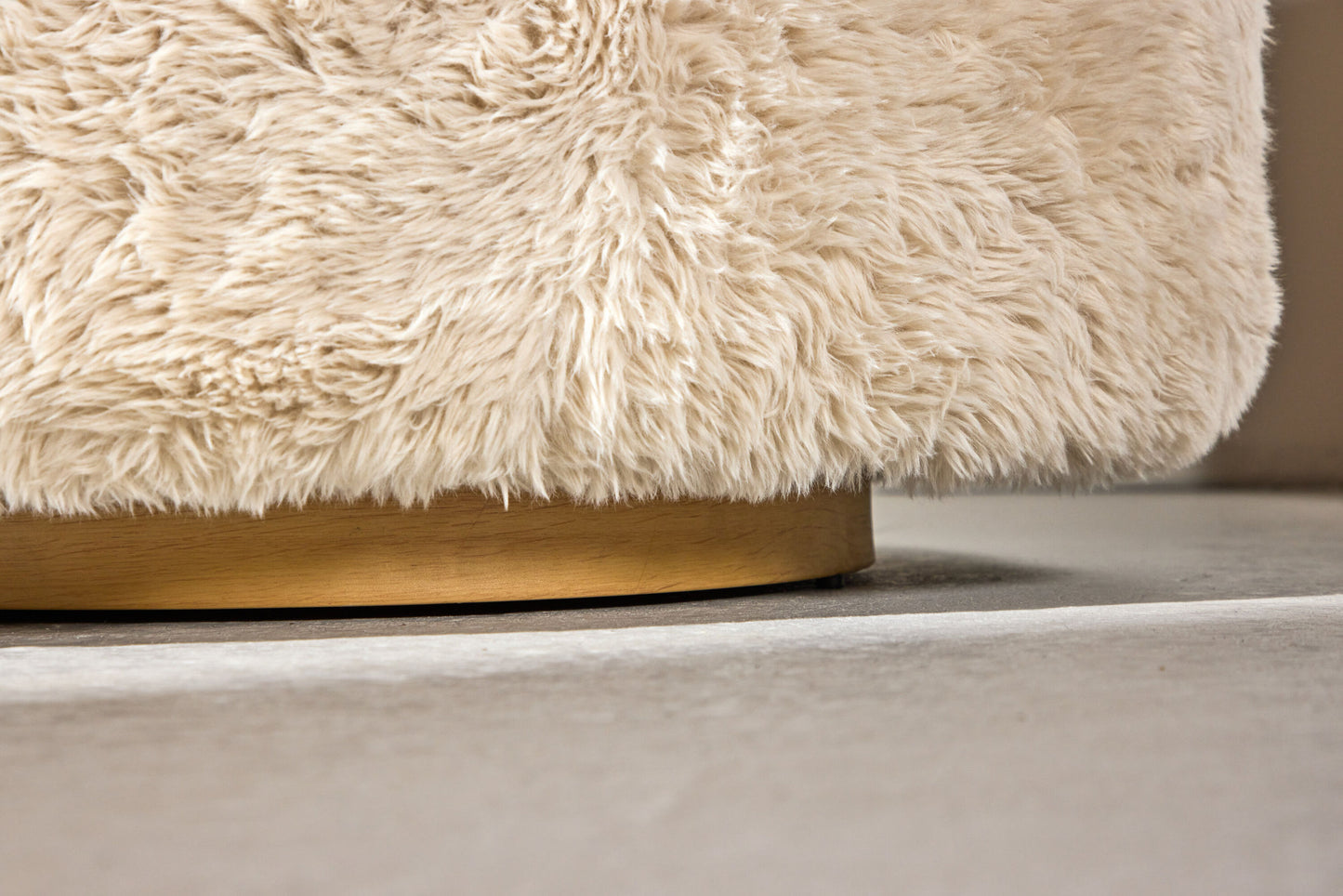 Astru Lænestol – Trælook / Beige Bouclé