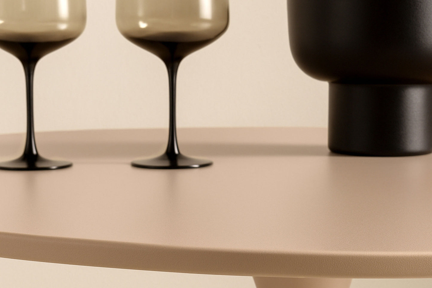 Glade Rundt Spisebord Ø100 cm – Beige