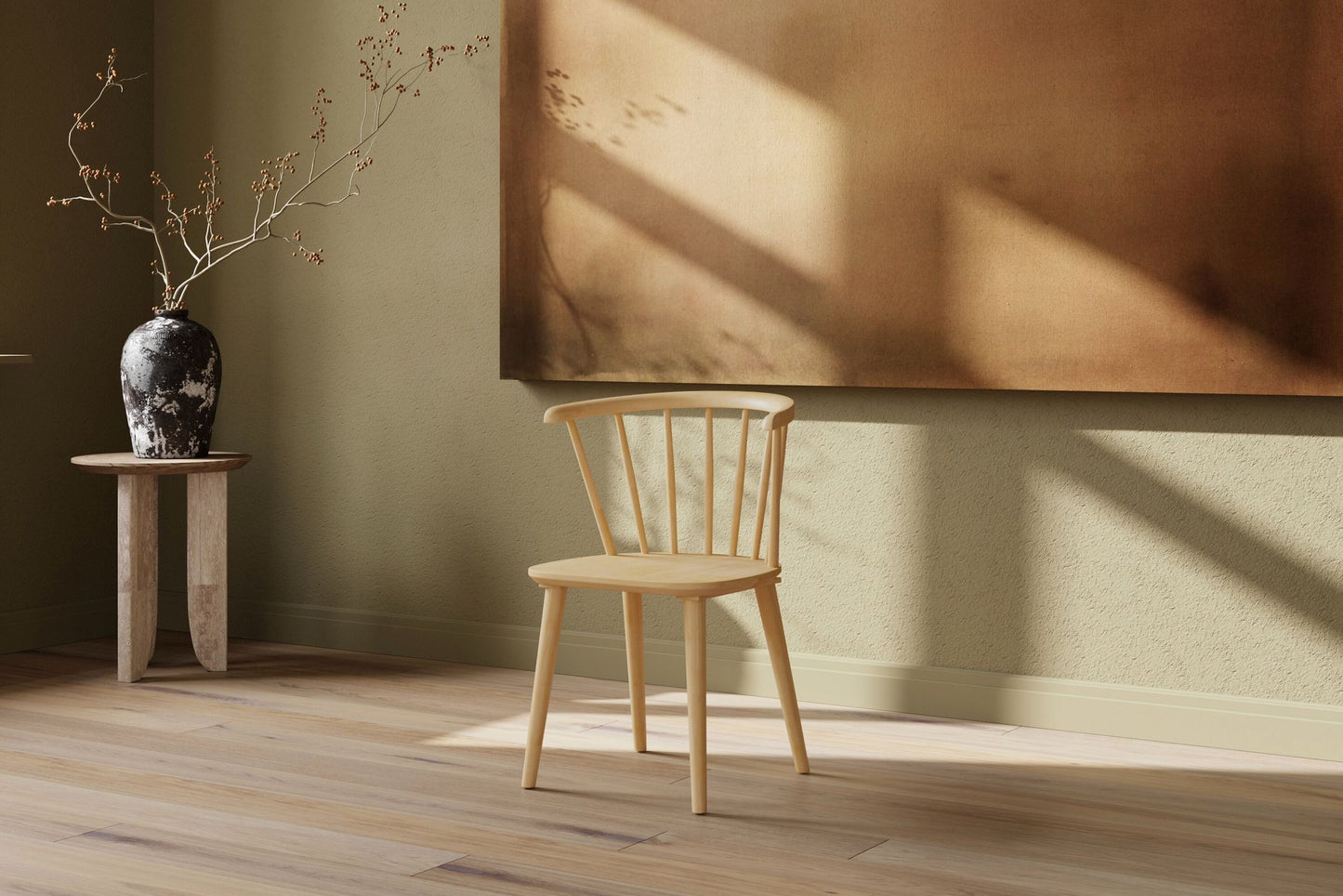 Bobby Spisebordsstole (2 stk.) – Natur