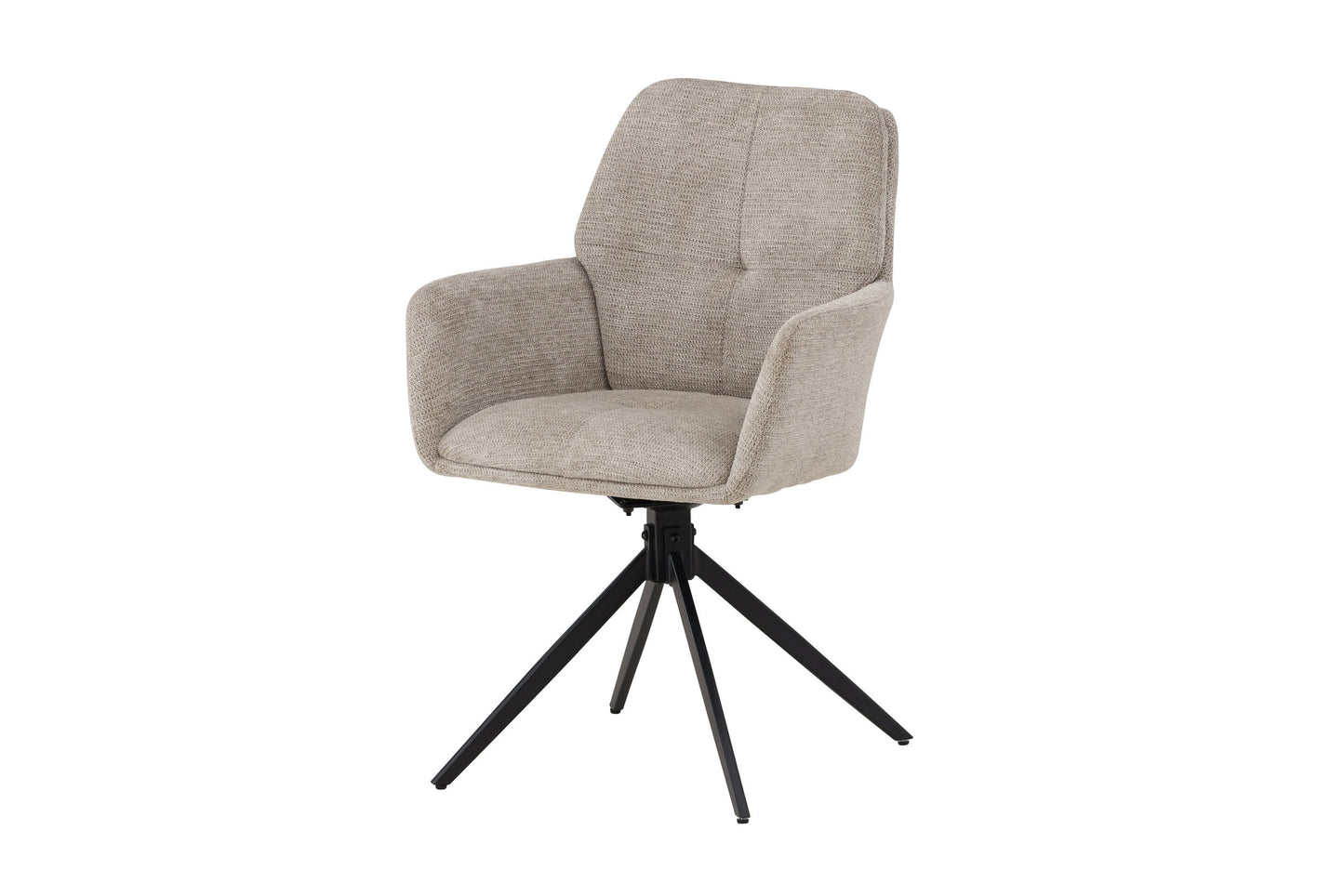 Manchi spisebordsstole (2 stk.) – Sort/Brun