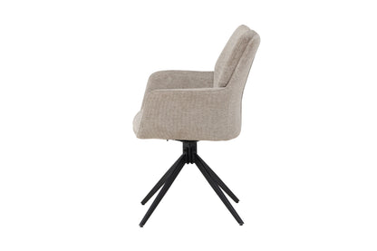 Manchi spisebordsstole (2 stk.) – Sort/Brun