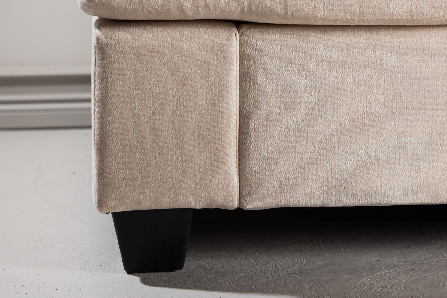 Sani 3-personers sofa – Greige chenille