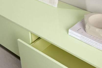 Frihamn kommode 160×45×35 cm – Blank grøn