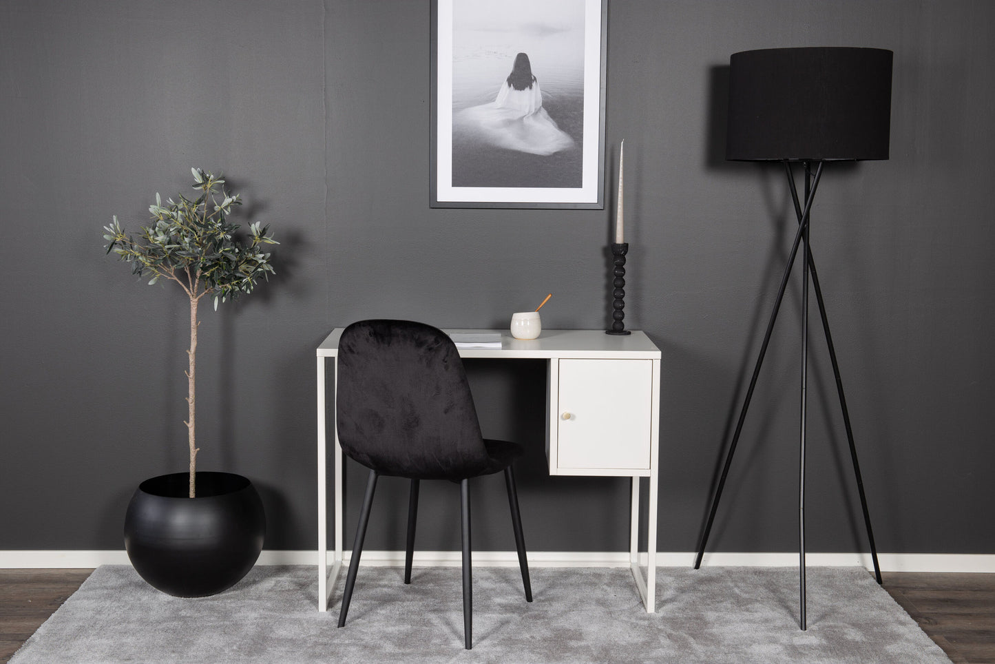 Bakal Skrivebord – Hvid