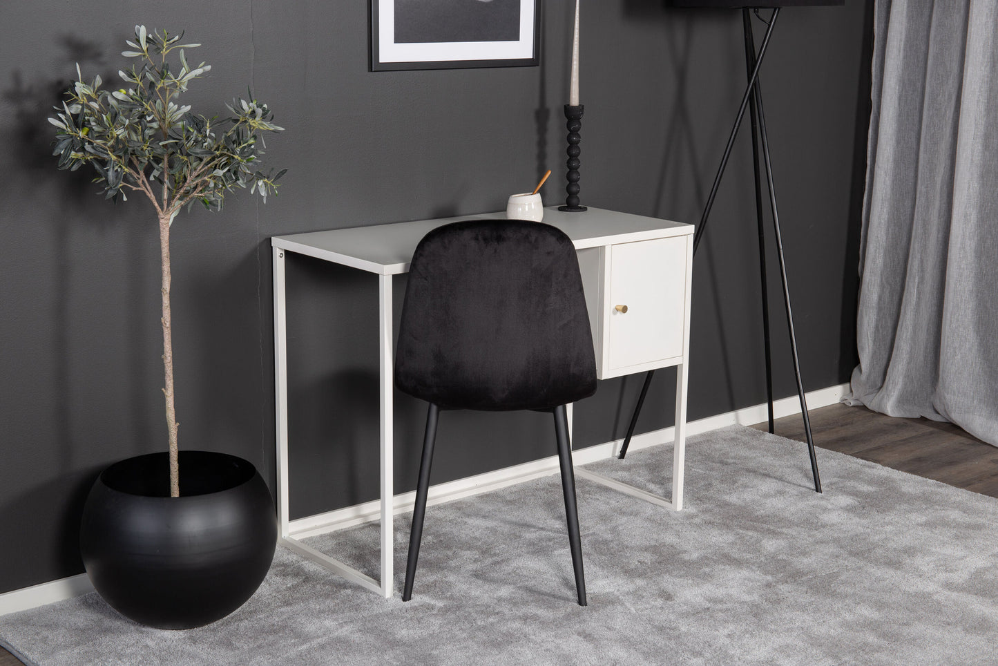 Bakal Skrivebord – Hvid