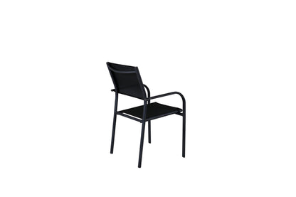 Santorini stabelbar havestol – Sort