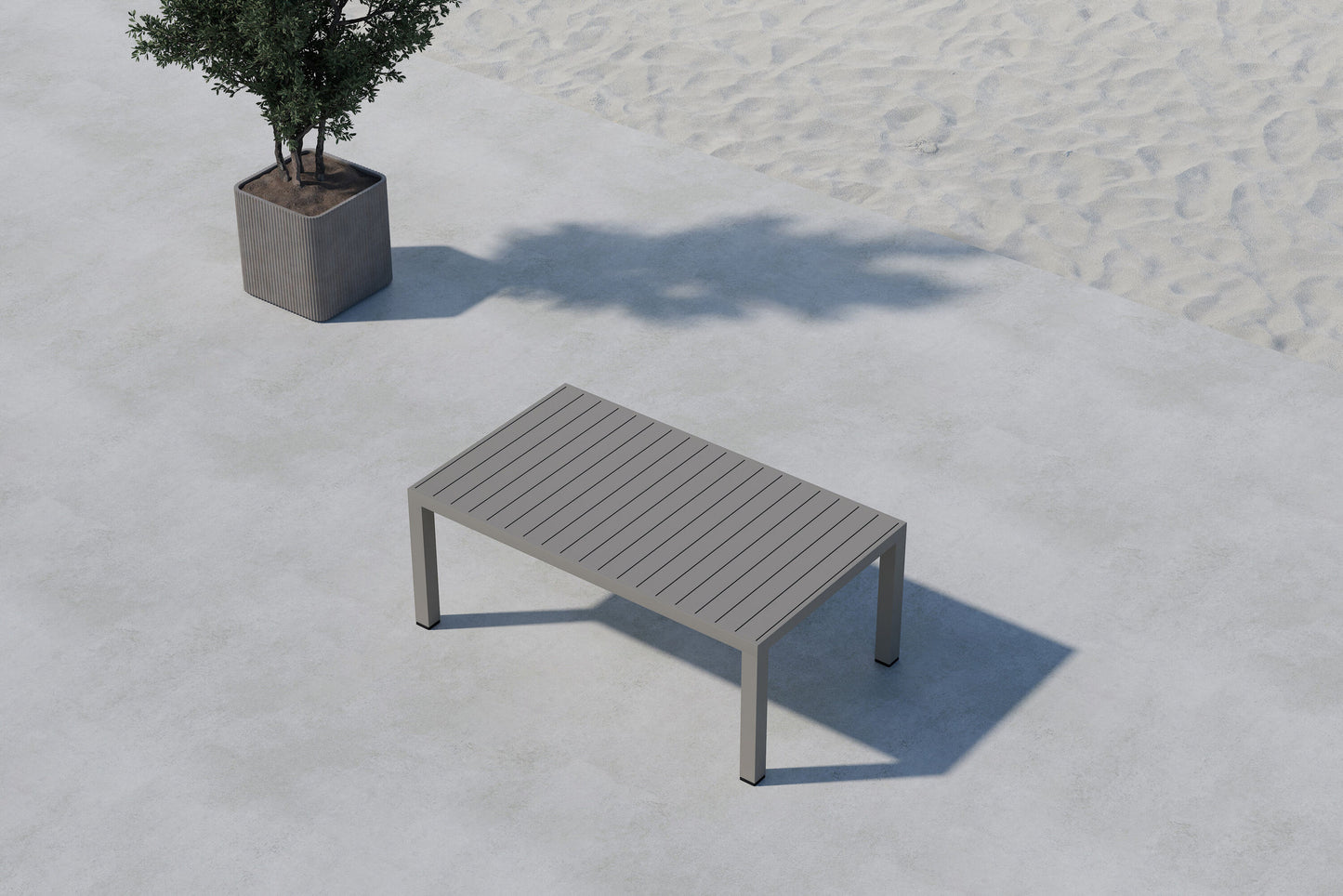 Copacabana sofabord 70×120 cm – Brun
