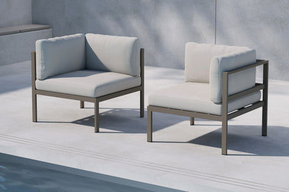 Copacabana hjørnemodul til loungesofa – Brun/Beige