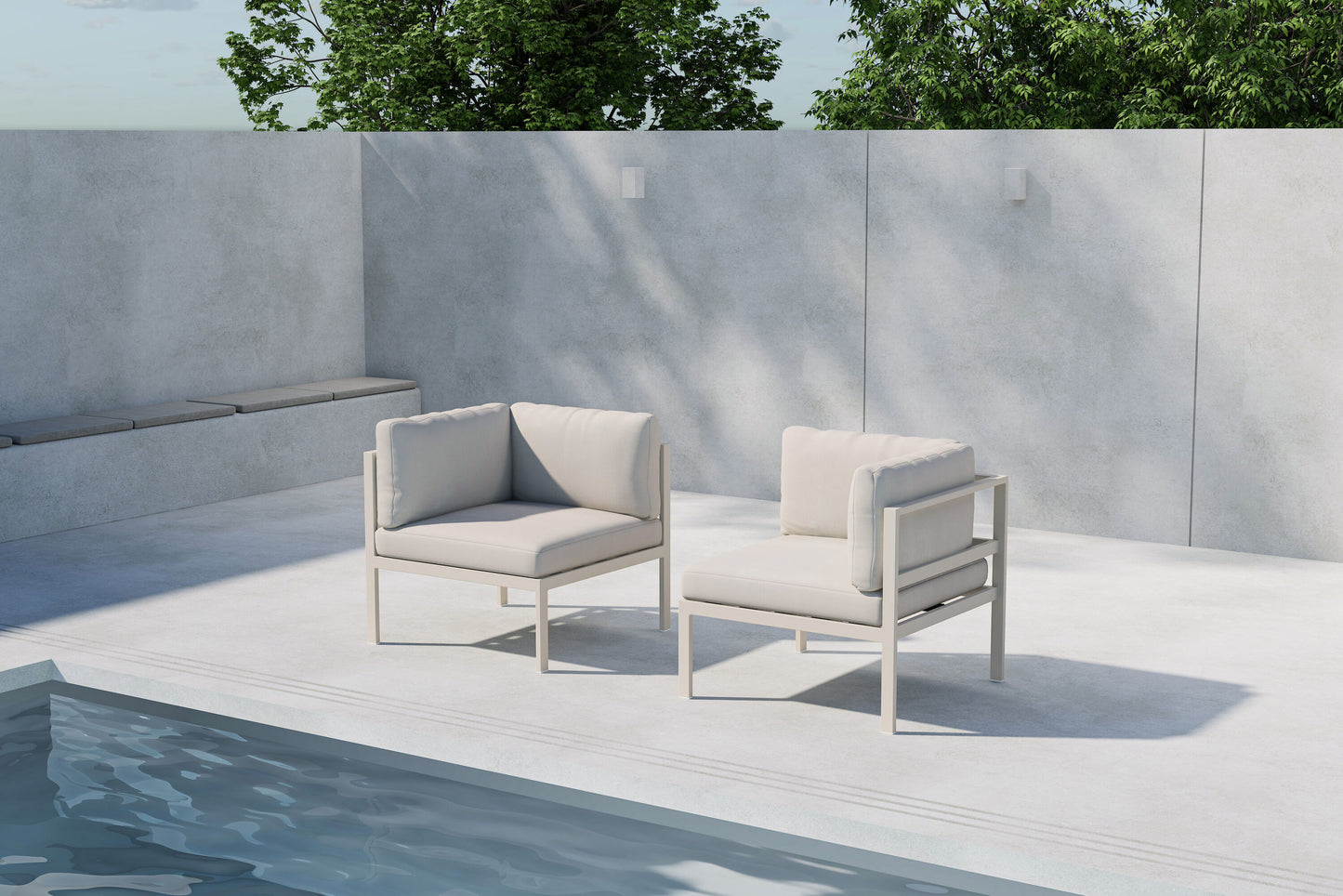 Copacabana hjørnemodul til loungesofa – Beige