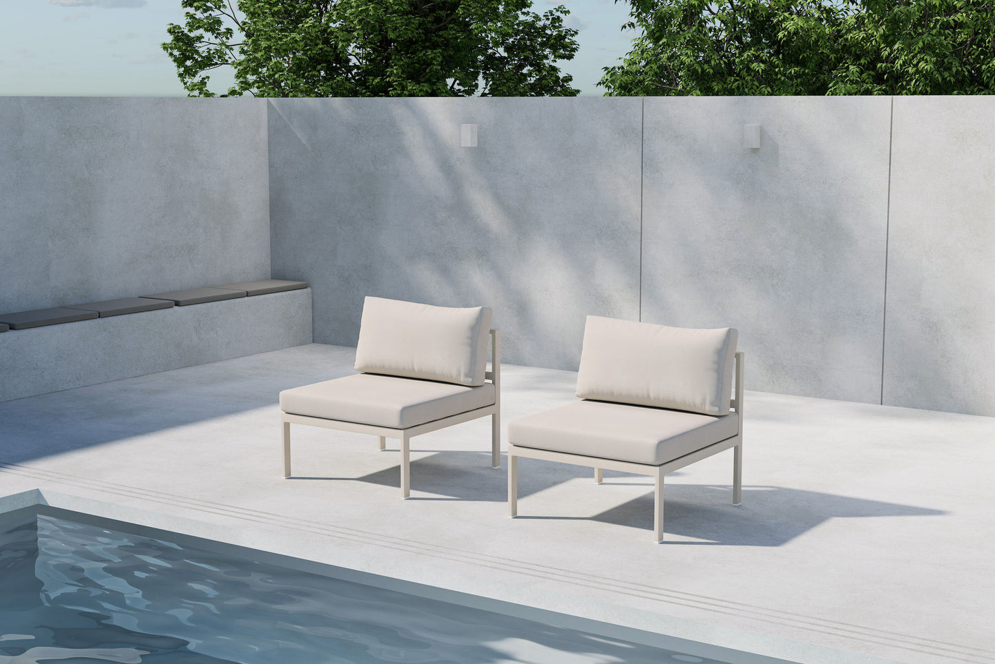 Copacabana midtermodul til loungesofa – Beige