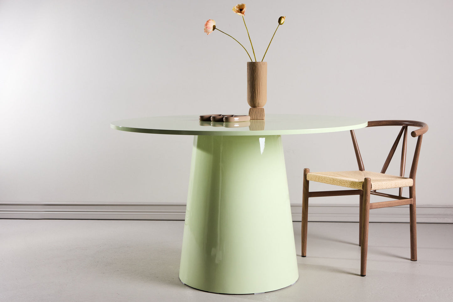 Lanzo rundt spisebord Ø120 cm – Matcha grøn