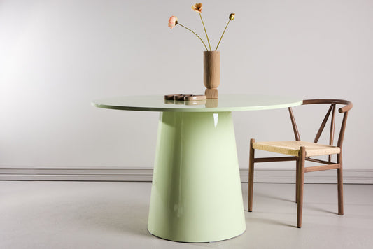 Lanzo rundt spisebord Ø120 cm – Matcha grøn