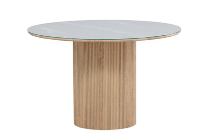 Härön rundt spisebord Ø120 cm – Natur