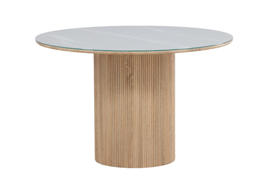Härön rundt spisebord Ø120 cm – Natur