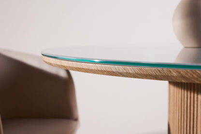 Härön rundt spisebord Ø120 cm – Natur