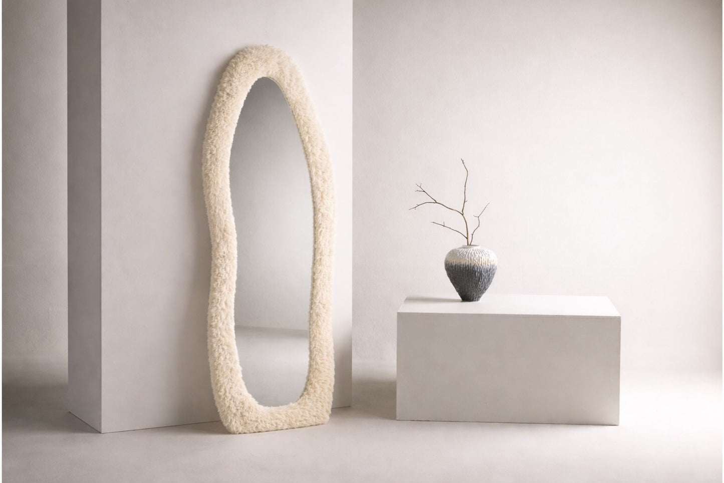 Mirza Spejl 160×60 cm – Beige