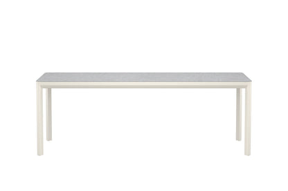Lino spisebord 220×100 cm – Beige/Keramisk glas