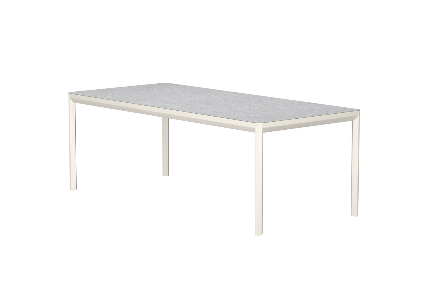 Lino spisebord 220×100 cm – Beige/Keramisk glas