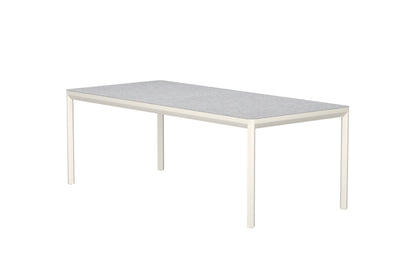 Lino spisebord 220×100 cm – Beige/Keramisk glas