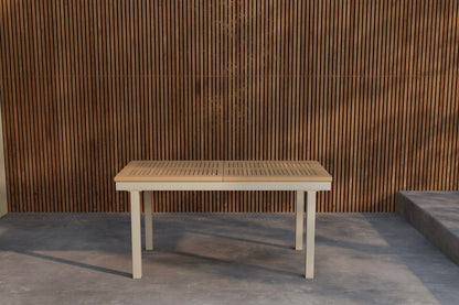 Panama spisebord 160/240 cm – Beige