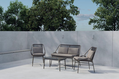 Zakynthos loungesæt – Brun