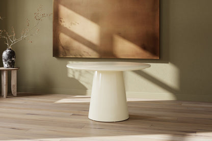 Lanzo Rundt Spisebord Ø120 cm – Beige