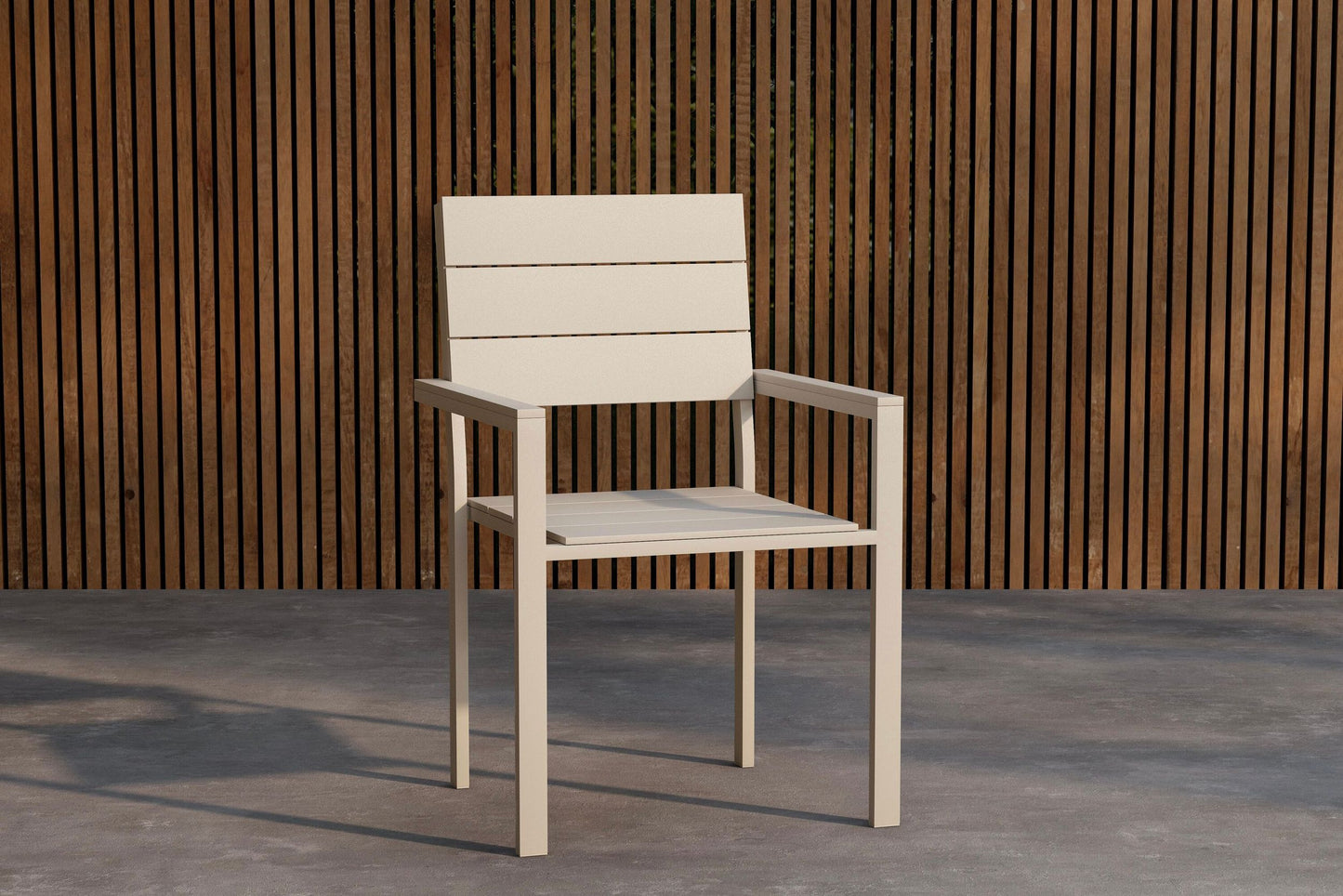 Levels spisebordsstole (2 stk.) – Beige
