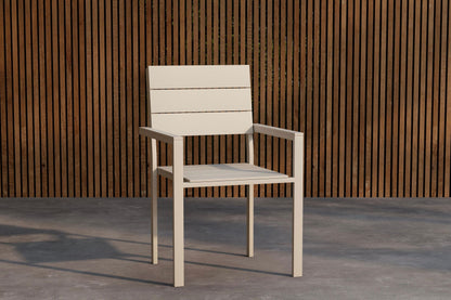 Levels spisebordsstole (2 stk.) – Beige