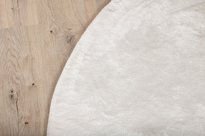 Blanca rundt tæppe 200×200 cm – Hvid