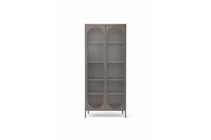 Lima Vitrineskab 35×80×180 cm – Brun