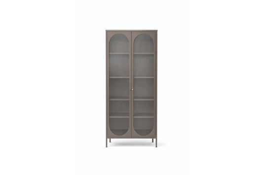 Lima Vitrineskab 35×80×180 cm – Brun