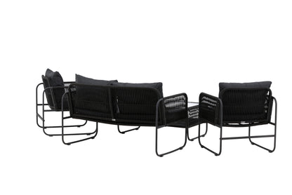 Utah loungesæt – Sort