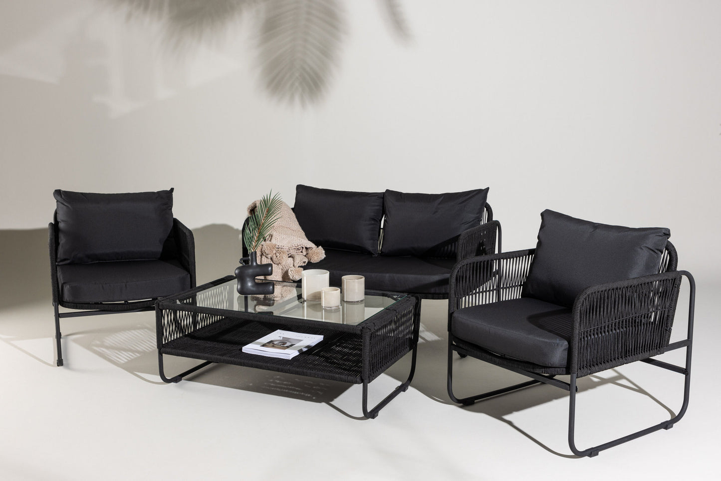 Utah loungesæt – Sort