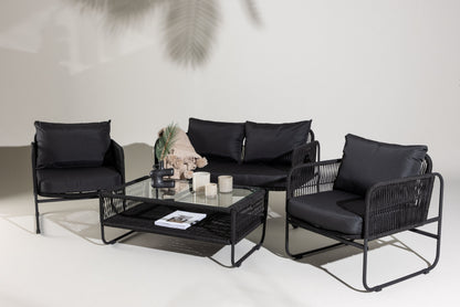 Utah loungesæt – Sort