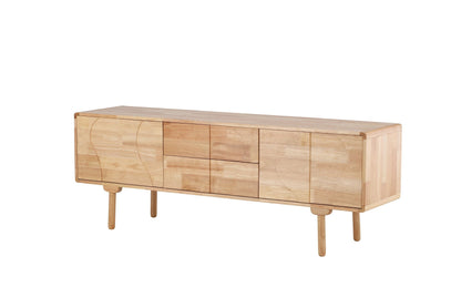 Skärhamn skab 180×45×65 cm – Naturgummitræ