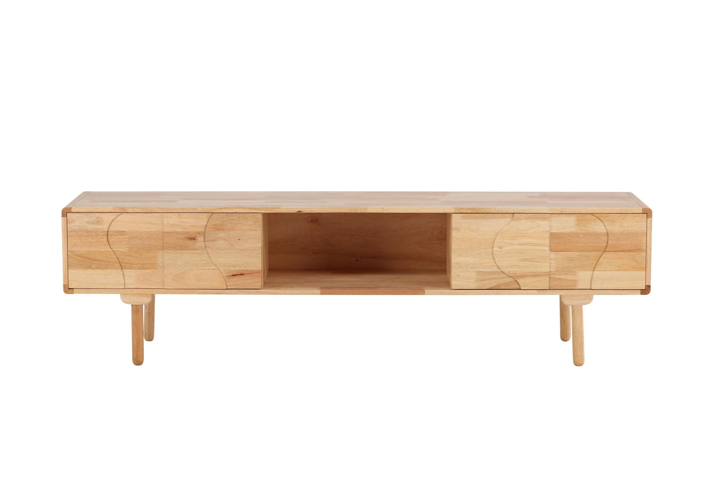 Skärhamn TV-møbel 200×45×55 cm – Naturgummitræ