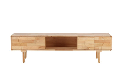 Skärhamn TV-møbel 200×45×55 cm – Naturgummitræ