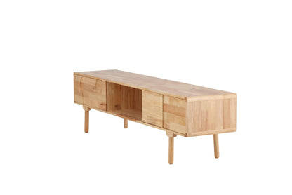 Skärhamn TV-møbel 200×45×55 cm – Naturgummitræ