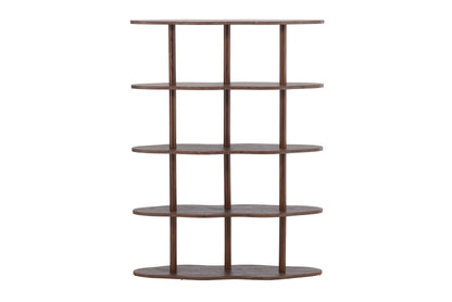 Moln reol 105x30x140 cm – Mokka
