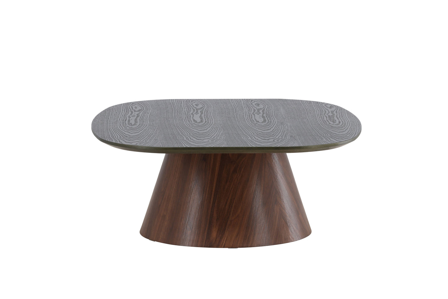 Lanzo sofabord 120x92,5x39 cm – Mokka / grøn bordplade