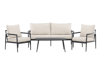 Taromina loungesæt – Sort/Beige