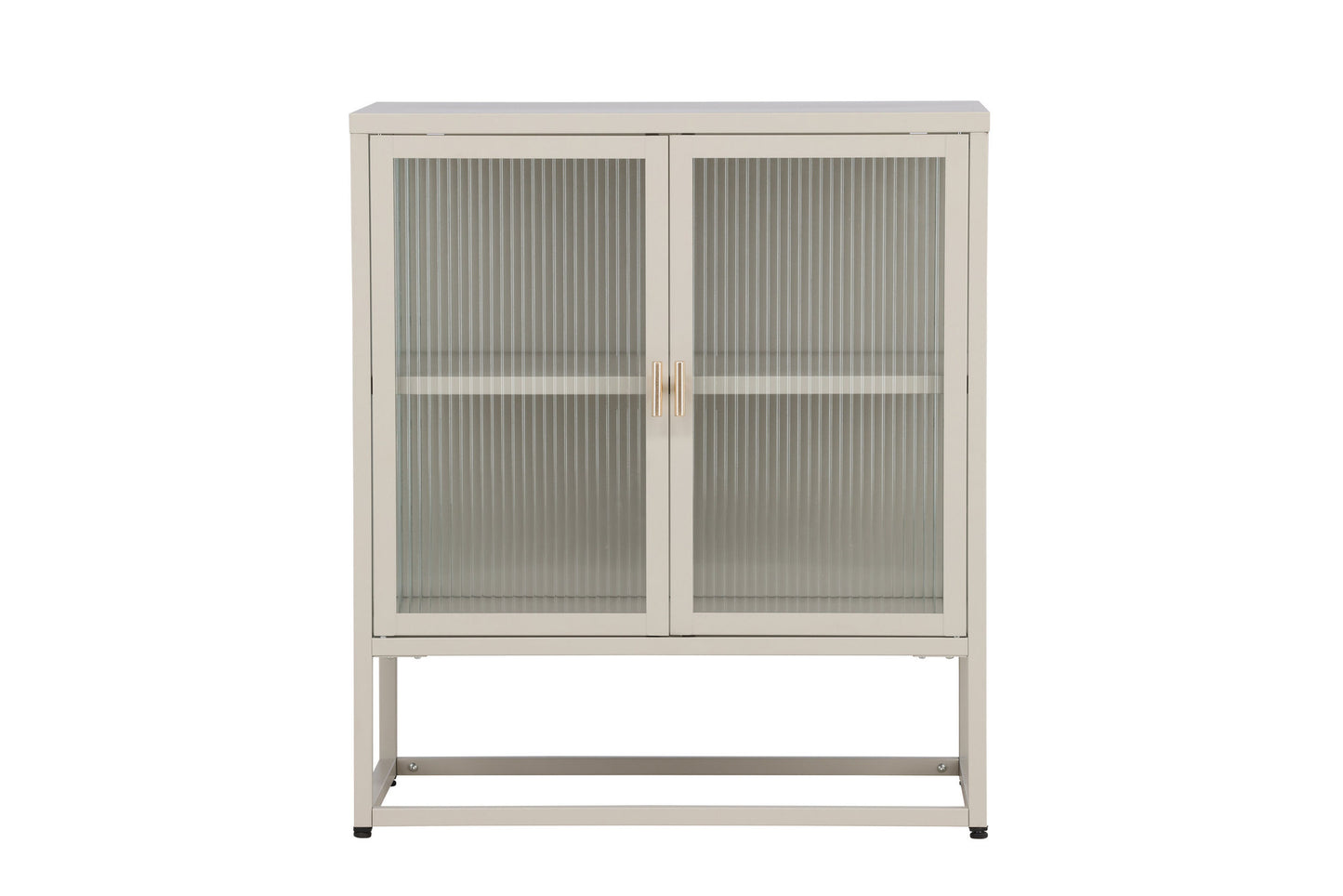 Garis lavt opbevaringsskab – Beige