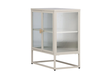 Garis lavt opbevaringsskab – Beige