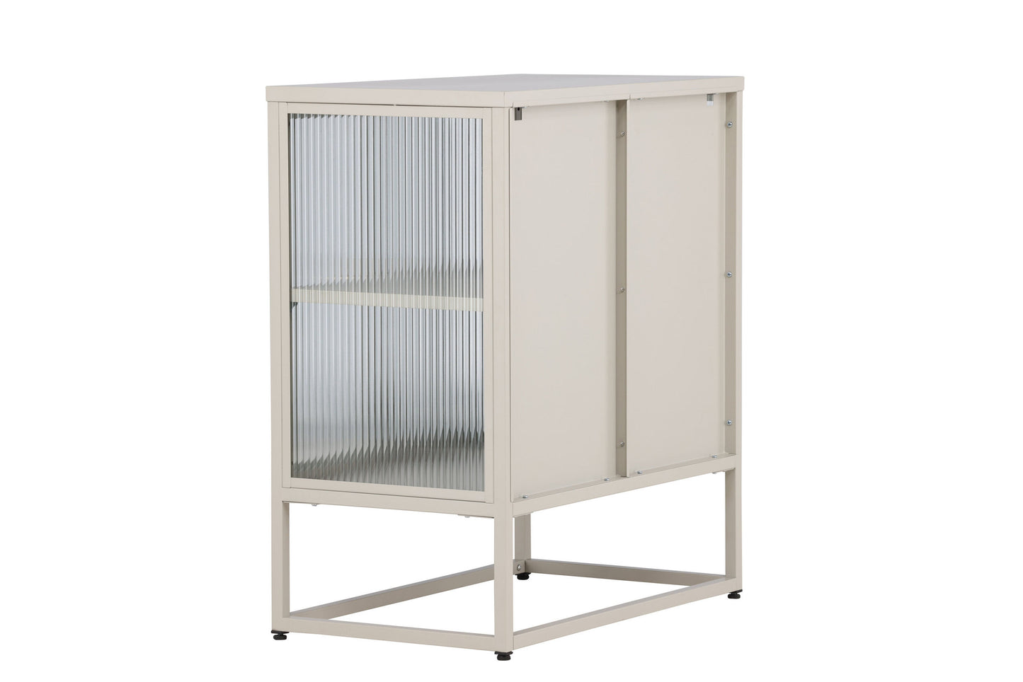 Garis lavt opbevaringsskab – Beige