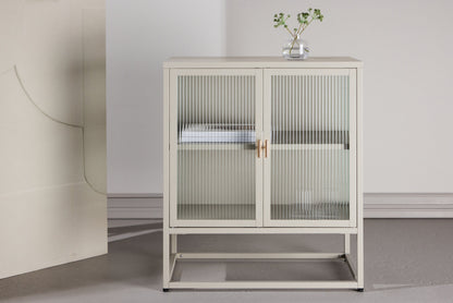 Garis lavt opbevaringsskab – Beige