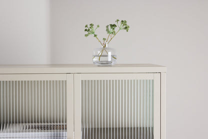 Garis lavt opbevaringsskab – Beige